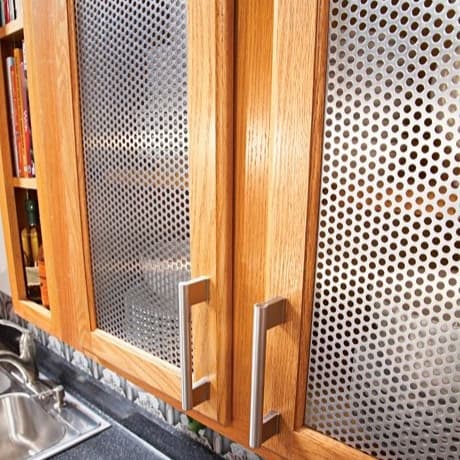 How to Insert Copper Wire Mesh in a Cabinet Door_Web Wire Mesh Co