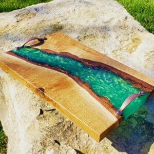 Deep Green – River Style – Charcuterie Board