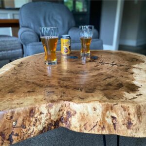 Oak Cookie Style Slab – Coffee Table
