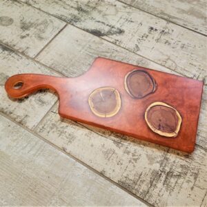 Small Redwood Charcuturie Serving Board w/ Handle